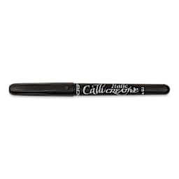 Manuscript CalliCreative Italic Marker - Black, 3.6 mm, Broad Point with cap on