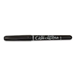 Manuscript CalliCreative Italic Marker - Black, 4.8 mm, Extra Broad Point with cap on