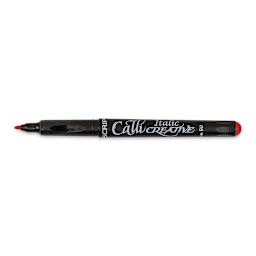 Manuscript CalliCreative Italic Marker - Red, 1.4 mm, Fine Point with cap off