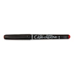 Manuscript CalliCreative Italic Marker - Red, 1.4 mm, Fine Point with cap on