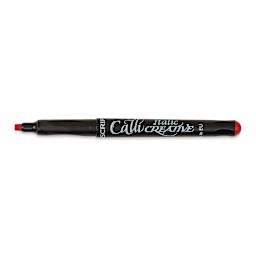 Manuscript CalliCreative Italic Marker - Red, 3.6 mm, Broad Point with cap off