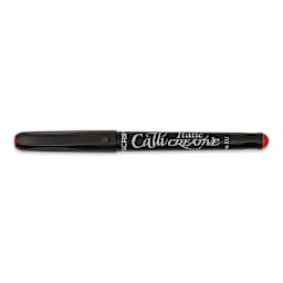 Manuscript CalliCreative Italic Marker - Red, 3.6 mm, Broad Point with cap on