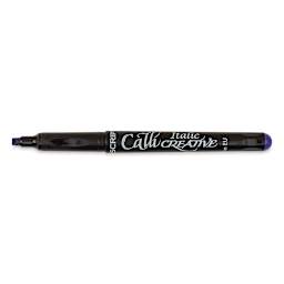 Manuscript CalliCreative Italic Marker - Purple, 3.6 mm, Broad Point with cap off