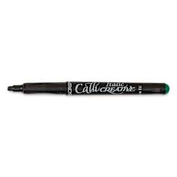 Manuscript CalliCreative Italic Marker - Dark Green, 3.6 mm, Broad Point with cap off
