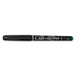 Manuscript CalliCreative Italic Marker - Dark Green, 3.6 mm, Broad Point with cap on