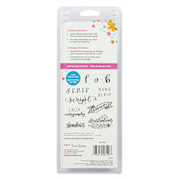 Tombow Lettering Basics Set, back of the packaging