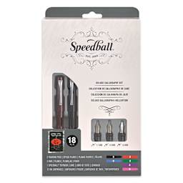 Speedball Calligraphy Fountain Pens - Deluxe Calligraphy Collection front of package