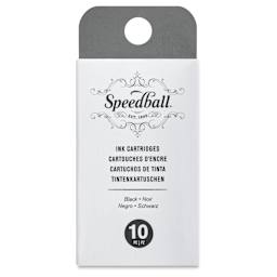 Speedball Calligraphy Fountain Pen Refills - Black, Pkg of 10 front of package