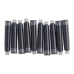 Speedball Calligraphy Fountain Pen Refills - Black, Pkg of 10