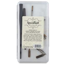Speedball Calligraphy Storage Sets - Front of package of Drawing Storage Set