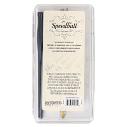 Speedball Calligraphy Storage Set - Calligraphy, back of the storage box