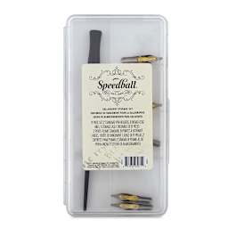 Speedball Calligraphy Storage Set - Calligraphy, front of the storage box