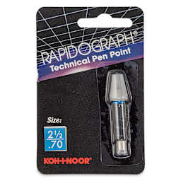 Koh-I-Noor Rapidograph Pen Replacement Point - 2.5, 0.70 mm Tip front of package
