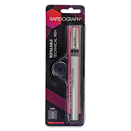 Koh-I-Noor Rapidograph Pen - 0, 0.35 mm Tip front of package