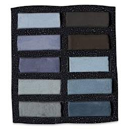 Art Spectrum Extra Soft Square Pastels - Warm Greys, Set of 10