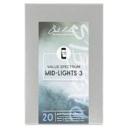 Richeson Soft Handrolled Pastels - Mid Lights 3, Set of 20 - front of packaging