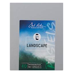 Richeson Soft Handrolled Pastels - Landscape, Set of 40 Outside of Packaging 