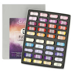 Richeson Soft Handrolled Pastels - Flora Landscape, Set of 40