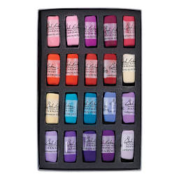 Richeson Soft Handrolled Pastels - Flora Landscape, Set of 20