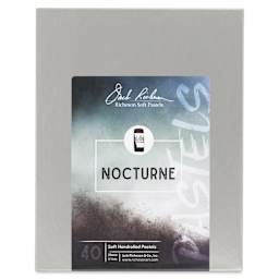 Richeson Soft Handrolled Pastels - Nocturne, Set of 40 - front of packaging