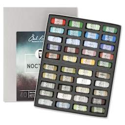 Richeson Soft Handrolled Pastels - Nocturne, Set of 40