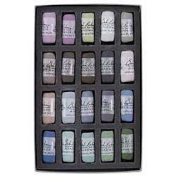 Richeson Soft Handrolled Pastels - Color Wheel, Neutrals, Set of 20