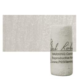 Richeson Soft Handrolled Pastel - Grey GY2, pastel and swatch