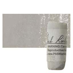 Richeson Soft Handrolled Pastel - Grey GY5, pastel and swatch