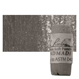 Richeson Soft Handrolled Pastel - Grey GY9, pastel and swatch