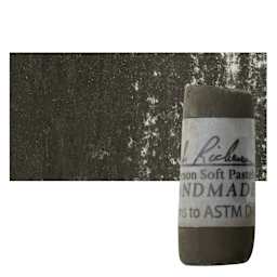 Richeson Soft Handrolled Pastel - Grey GY10, pastel and swatch