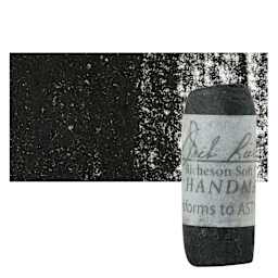 Richeson Soft Handrolled Pastel - Grey GY18, pastel and swatch