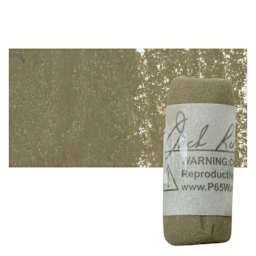 Richeson Soft Handrolled Pastel - Grey GY24, pastel and swatch