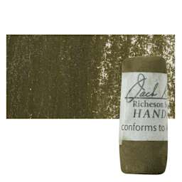 Richeson Soft Handrolled Pastel - Grey GY26, pastel and swatch