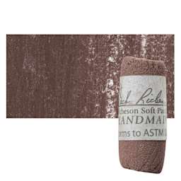 Richeson Soft Handrolled Pastel - Grey GY33, pastel and swatch