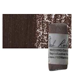 Richeson Soft Handrolled Pastel - Grey GY34, pastel and swatch