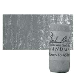 Richeson Soft Handrolled Pastel - Grey GY38, pastel and swatch