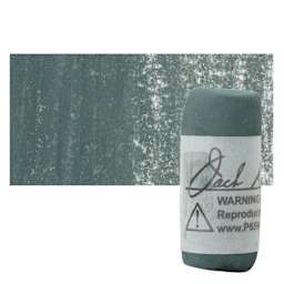 Richeson Soft Handrolled Pastel - Grey GY46, pastel and swatch