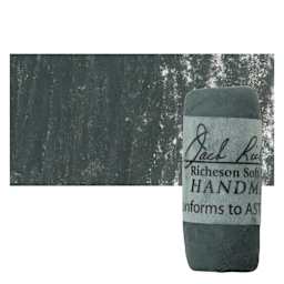 Richeson Soft Handrolled Pastel - Grey GY47, pastel and swatch