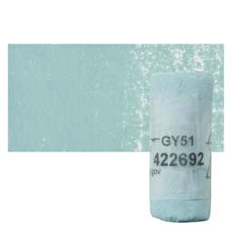 Richeson Soft Handrolled Pastel - Grey GY51, pastel and swatch