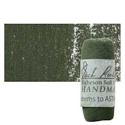 Richeson Soft Handrolled Pastel - Grey GY63, pastel and swatch