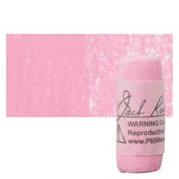 Richeson Soft Handrolled Pastel - Red R6, pastel and swatch