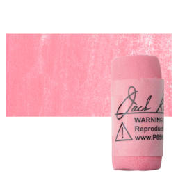 Richeson Soft Handrolled Pastel - Red R8, pastel and swatch