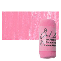 Richeson Soft Handrolled Pastel - Red R10, pastel and swatch