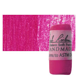 Richeson Soft Handrolled Pastel - Red R16, pastel and swatch