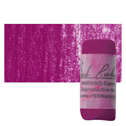 Richeson Soft Handrolled Pastel - Red R17, pastel and swatch