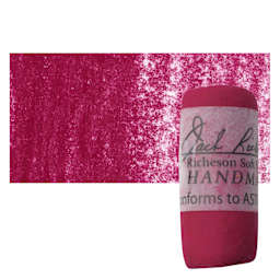 Richeson Soft Handrolled Pastel - Red R24, pastel and swatch