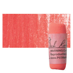 Richeson Soft Handrolled Pastel - Red R32, pastel and swatch