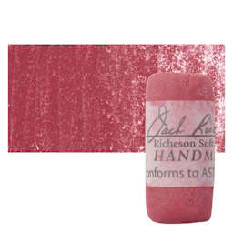 Richeson Soft Handrolled Pastel - Earth Red ER1, pastel and swatch