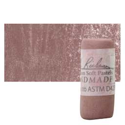 Richeson Soft Handrolled Pastel - Earth Red ER9, pastel and swatch