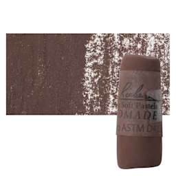 Richeson Soft Handrolled Pastel - Earth Red ER12, pastel and swatch